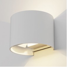 Φωτιστικό Επίτοιχο Απλίκα LED 6W 230V 250lm CCT Polycarbonate Λευκό IP65 Flathead